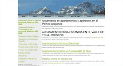 Desktop Screenshot of apartamentosvalledetena.com